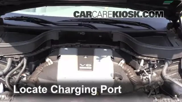 2013 Infiniti FX37 3.7L V6 Climatisation Ajouter du réfrigérant